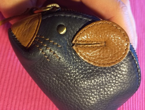 Joules leather mouse purse - joules,
