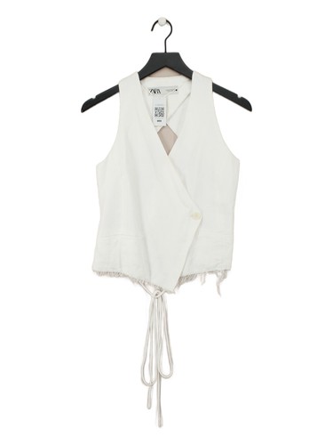 Zara women coat - women's, white
