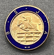 BRITISH SHOW JUMPING ASSOCIATION Pin Badge BSJA