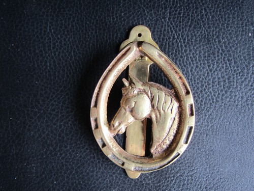 Brass door knocker - brass, .