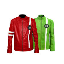 Mens Halloween PU Leather Jacket – Cosplay Costume Outerwear