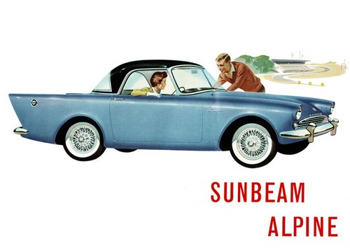 Sunbeam alpine series poster - alpine,