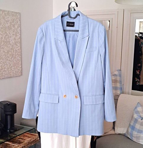 Vous blue pinstripe double - blue,