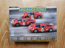 NEW Scalextric C4391A 1967 Daytona 24 Hours Ferrari Triple Pack Ltd Edition MINT