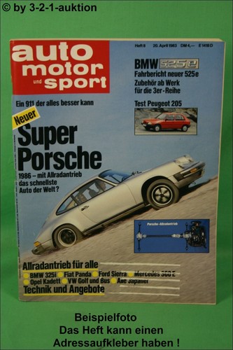 Ams auto motor sport - sport, 8/83