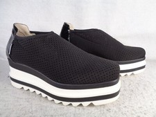 Marco Moreo Luna Platform Fashion Shoes Womens EU 39.5 US 9 Black Stretch Fabric