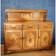 A Carved Oak & Pollard Oak