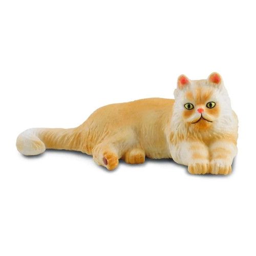 Lying persian cat figurine - lying,