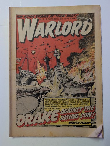 Warlord comic 214 october - comic, no