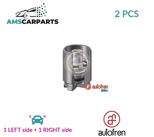 Brake caliper piston pair - piston, rear