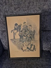 Ronald Embleton Framed Print Collectable Vintage - Hi Jimmy Knacker 43x33 cm