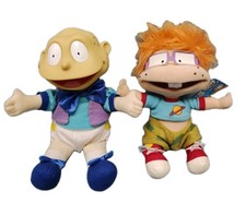 Rugrats Tommy Pickles & Chuckie 11" Soft Bodied Doll Paris VIVID Bow Tie Gosh
