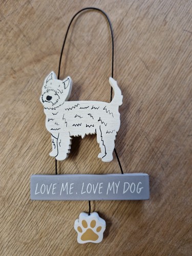 Westie sign hanging - westie, decoration