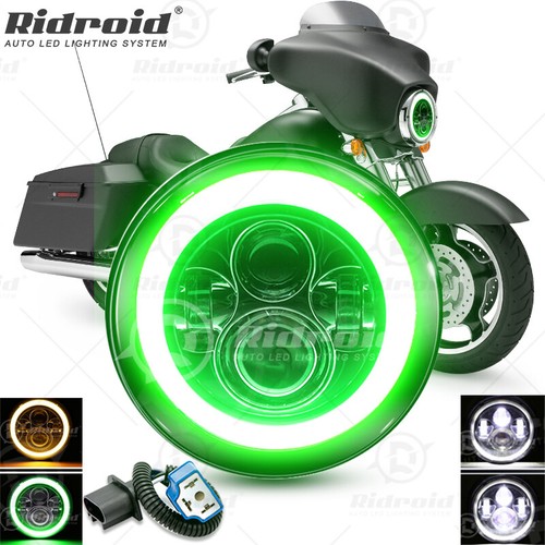 Led motorcycle headlight - headlight, 7"