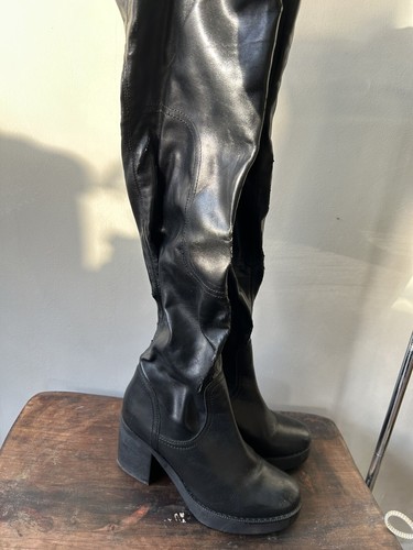 Topshop asos black leather - topshop,