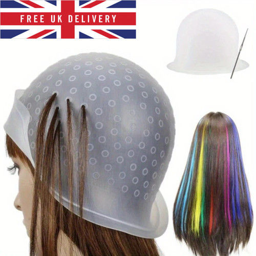 Silicone hair highlighting - silicone, cap