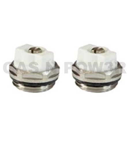 Manual radiator air vent - x2,