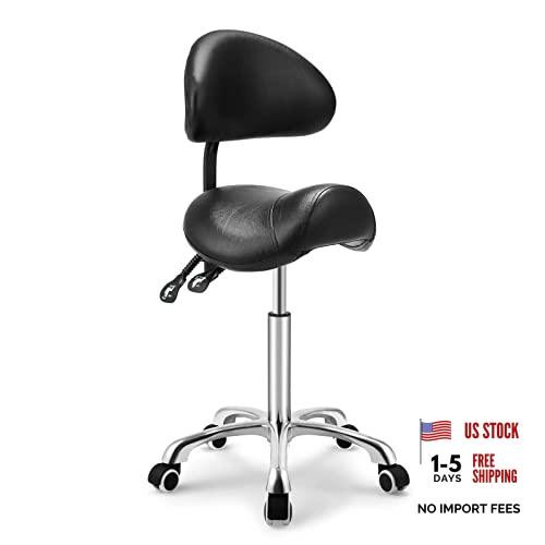 Saddle stool with - saddle,