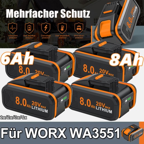 0ah 20v ion - 8.0ah, li-ion