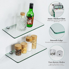 SAYAYO Bathroom Glass Shelf