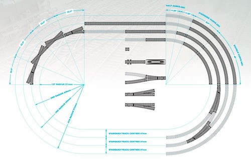 Hornby track cheap - track,,