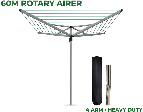 60m rotary washing line - washing,