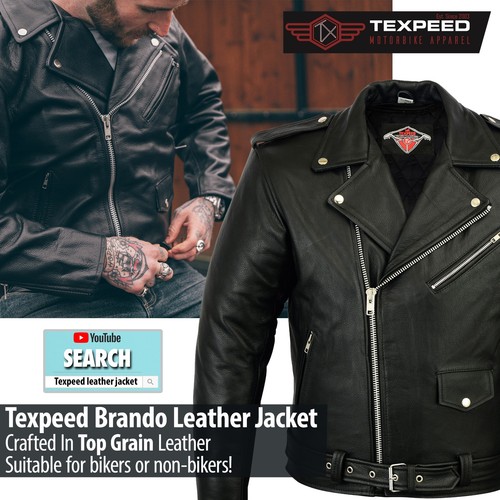 Leather brando motorbike - leather,