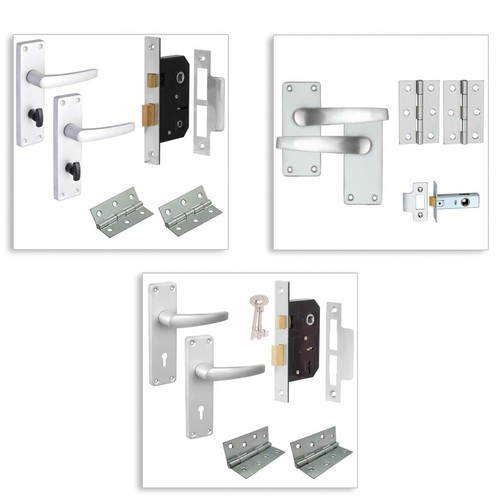 Atticus bathroom lock door - bathroom,