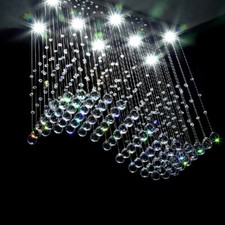 Crystal Pendant Lighting Modern Kitchen Hanging Glass Pendant Lighting 