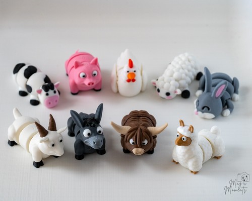 Printed farm animal - printed,