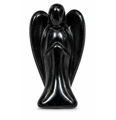 Angel crystal black - angel, obsidian