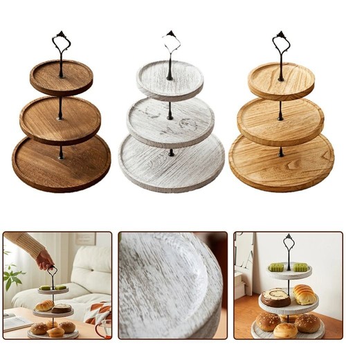Layer wooden cake - cake, stand