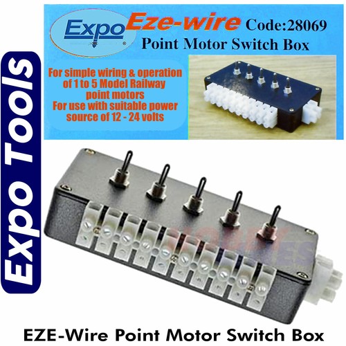 Point motor switch - motor, box