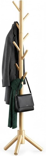 Traders wooden coat stand - sg, 3