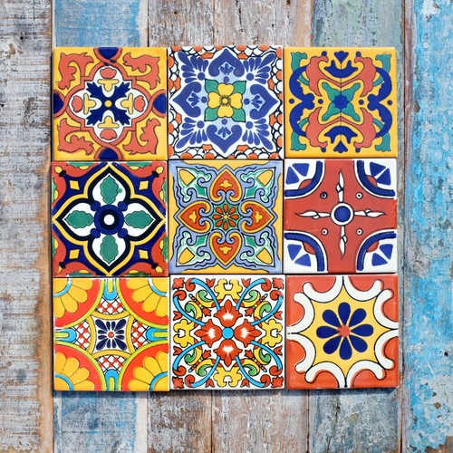 Mexican tiles sunny9 mix set - tiles,