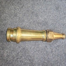 Rare Antique brass fire hose