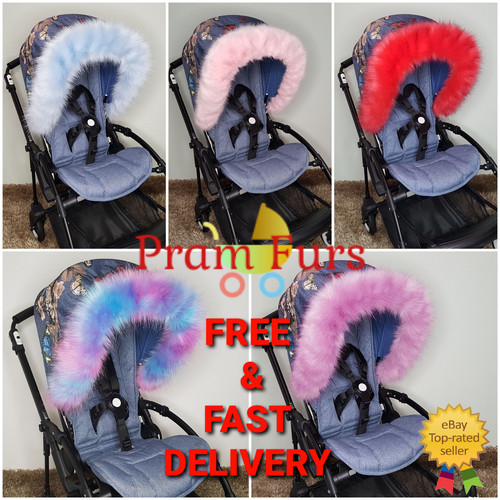 Pram fur hood trim - hood,