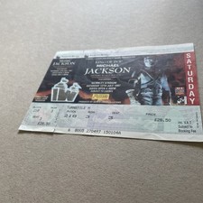 MICHAEL JACKSON ORIGINAL TICKET UNTORN WEMBLEY STADIUM 1997