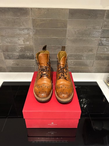 Grenson brogue boots fred - fred,