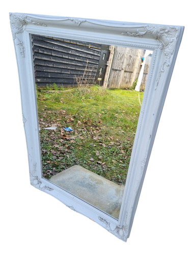 Large white ornate shabby - large,
