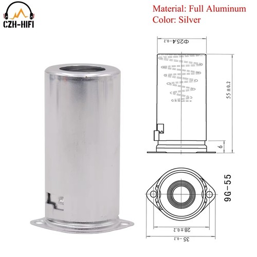 Silver valve preamp tube
