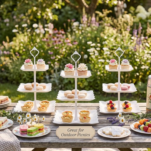 3pcs tier cake stand - 3pcs, 3