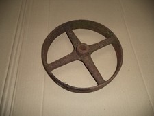 Vintage Barrow Cast Iron Wheel Stationary Engine Trolley Truck 9" Approximately