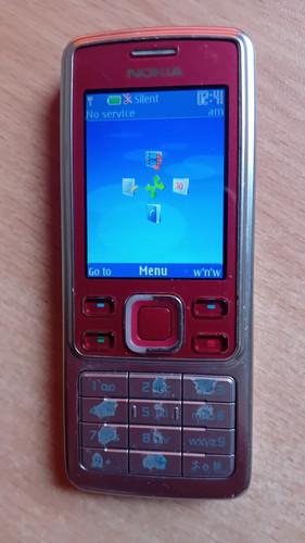 Nokia 6300 red silver - -, (o2)