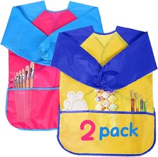 XCOZU 2 Pack Kids Aprons for