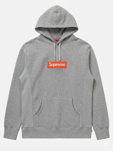 Supreme heather grey orange - &,