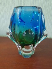 Murano heavy glass vase ?