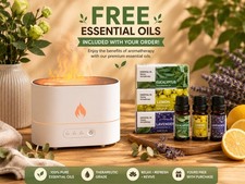 White flame essential oil - flame,