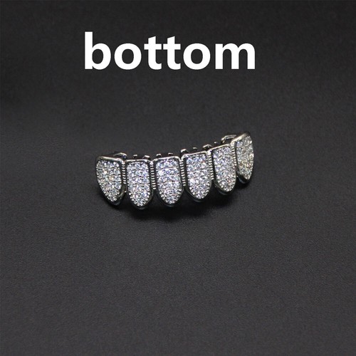 Silver gold grill tooth - gold,