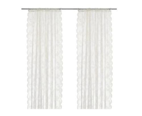 Ikea net curtains pair - net, curtains,